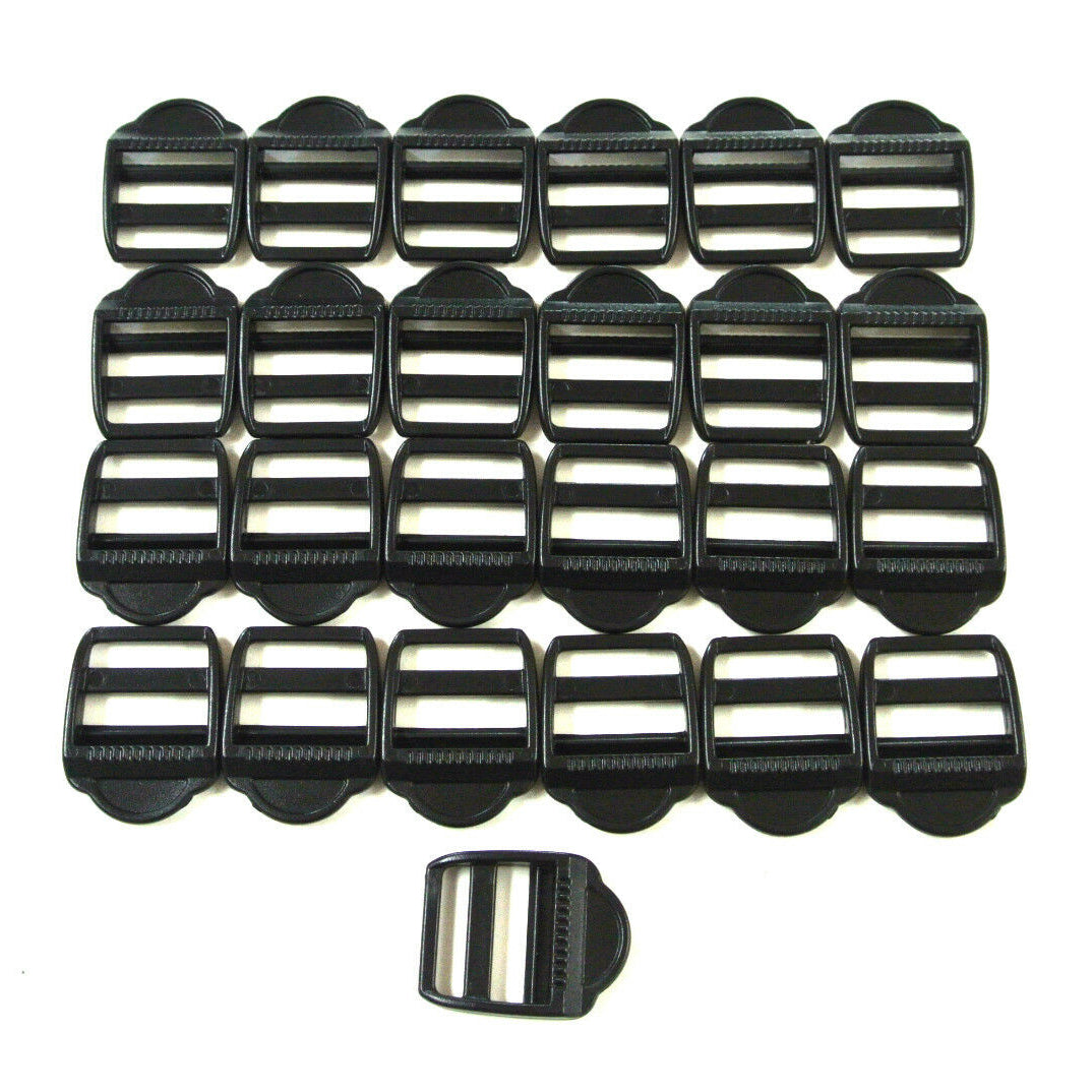 Plastic Ladderlock Buckles 25mm For Webbing Straps Bags