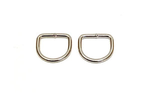 20mm Welded D-Rings 3mm Thick Nickel Plated For Bags Straps Dog Leads Crafts x10 x25 x50 x100
