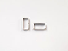 Load image into Gallery viewer, Flat Dog Collar Loop Nickel Plated 9mm - 25mm Metal Strap Keeper Webbing