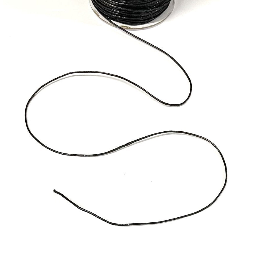 1mm Thonging Waxed Cord For Jewellery Bracelets Necklaces In 3 Colours And Various Lengths