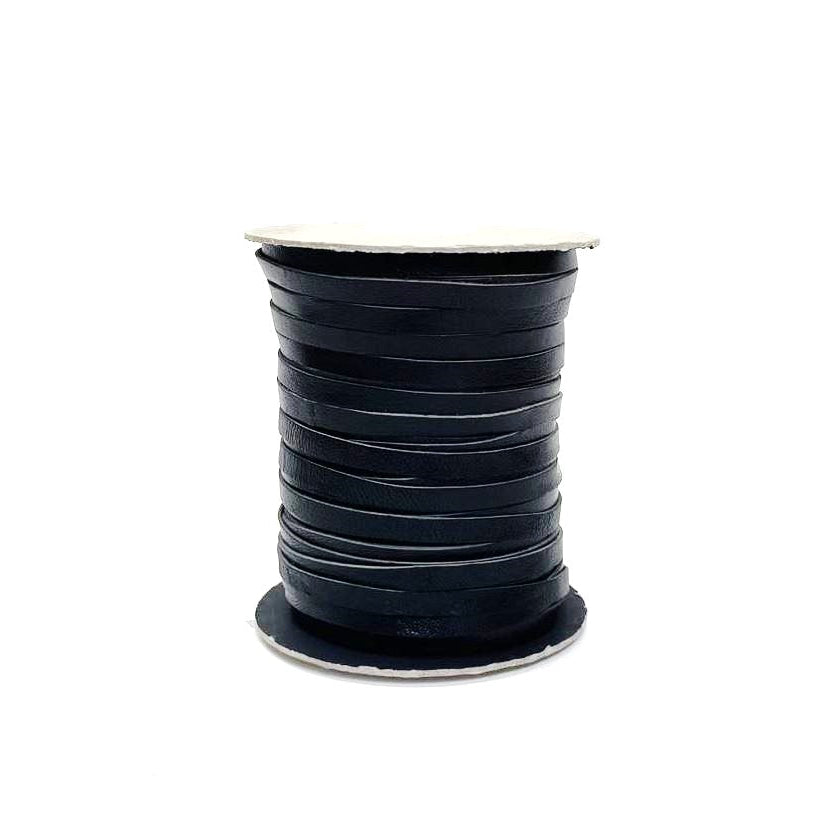 6mm Flat Genuine Leather Thonging Strip Laces Cord Various Colours And Lengths