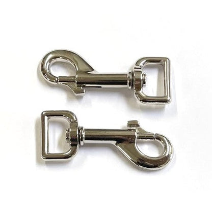 20mm Heavy Duty Trigger Clips Hooks Nickel Plated For Dog Leads Webbing Bags Straps