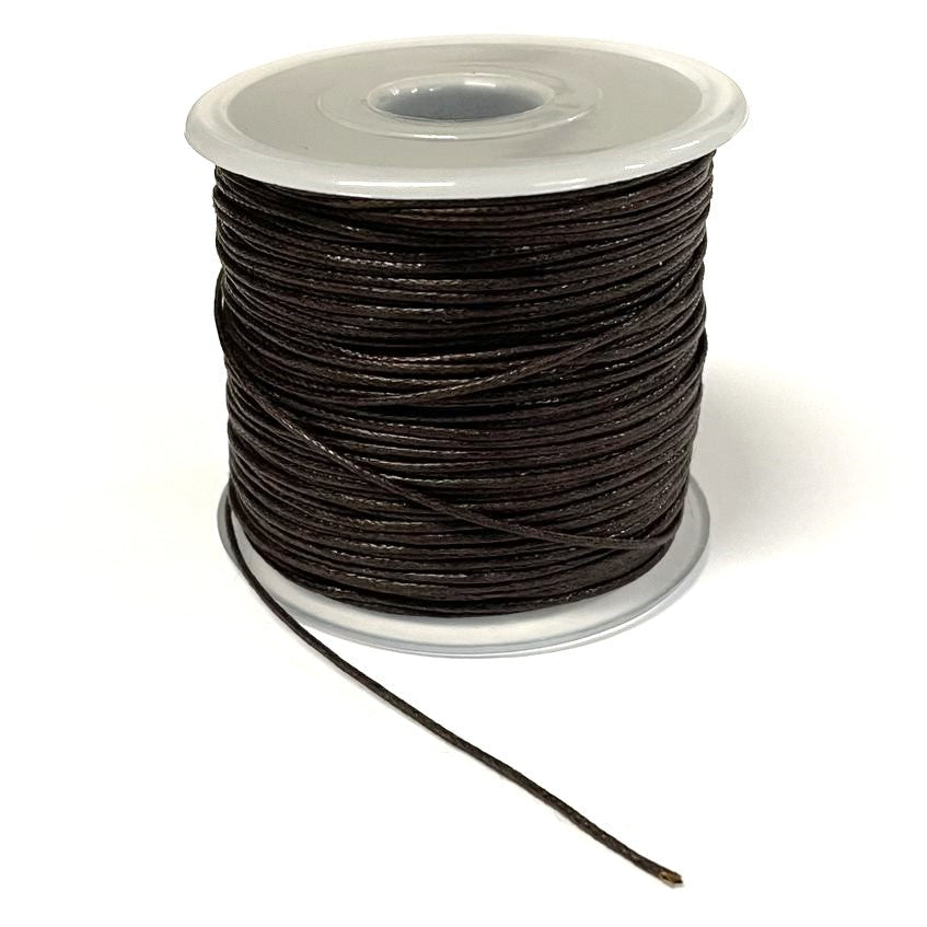 1mm Thonging Waxed Cord For Jewellery Bracelets Necklaces In 3 Colours And Various Lengths
