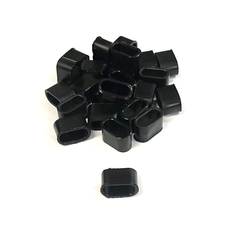 13mm Plastic Strap Keepers Loops Dog Collars Leads Straps Bags Webbing x1 - x100