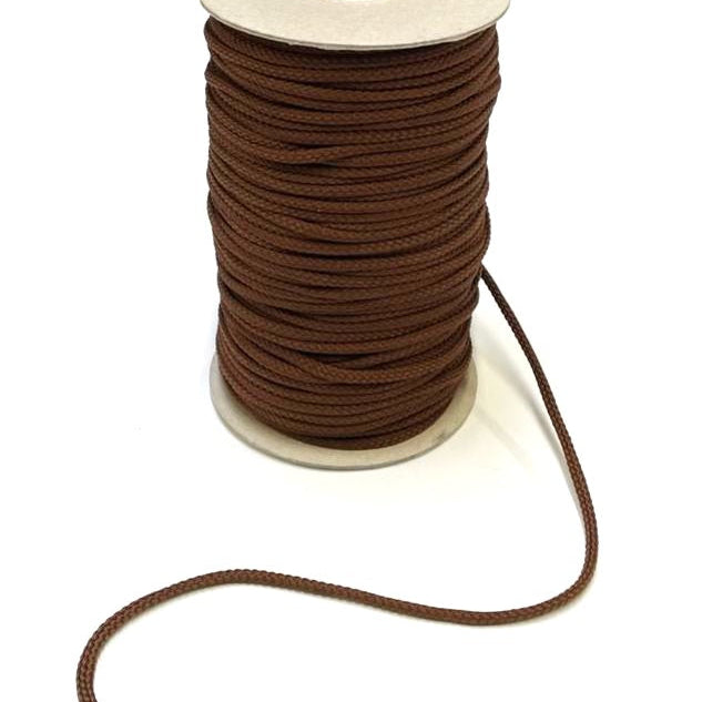 4mm Polyester Cord Soft Drawstring Piping Cord In 22 Colours And Various Lengths