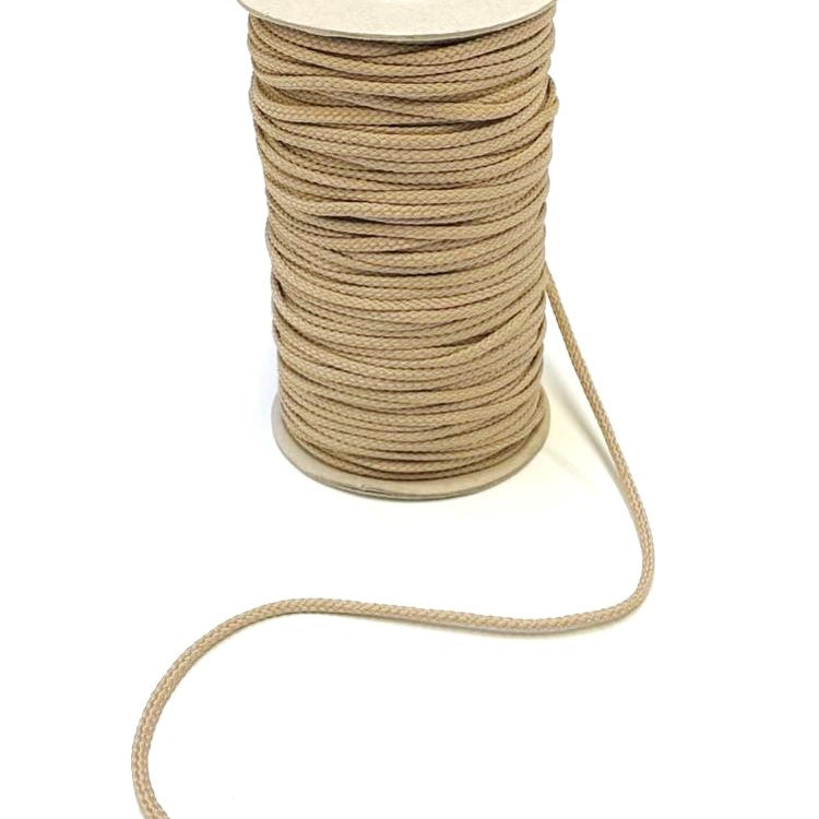 4mm Polyester Cord Soft Drawstring Piping Cord In 22 Colours And Various Lengths
