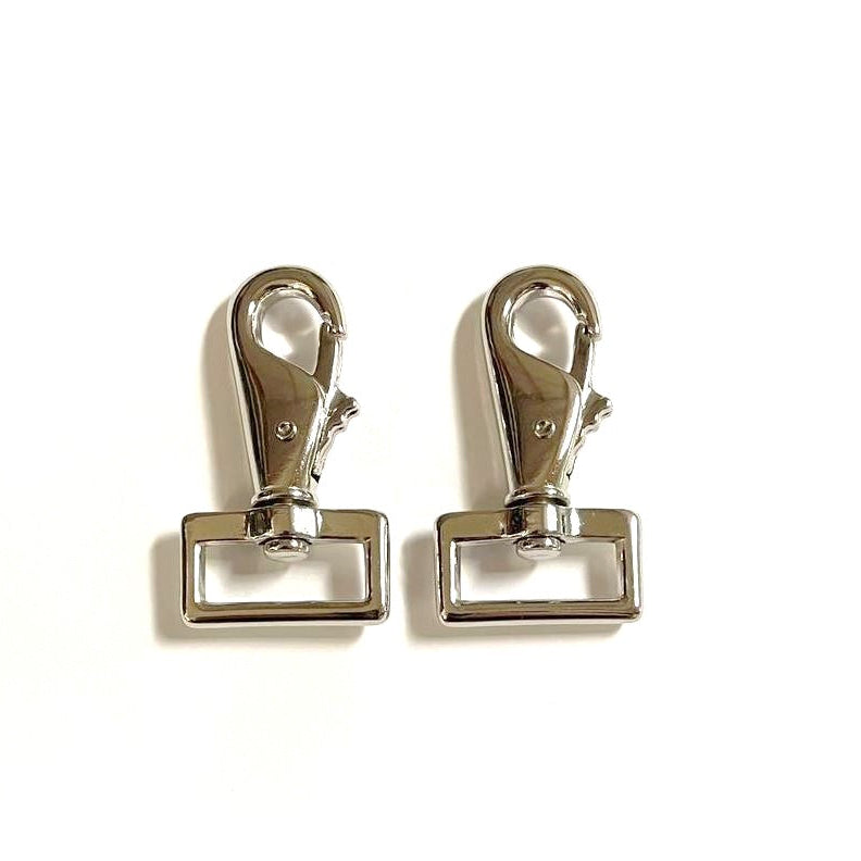 1"/25mm Snap Clip Horse Pony Rug Repairs Leg Clip Nickel Plated For Dog Leads Webbing Straps