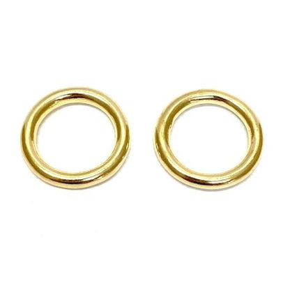 Solid Brass O-Rings 16mm 20mm 25mm 38mm 50mm For Dog Leads Collars Horse Reigns Leather Crafts x2 x5 x10 x25 x50