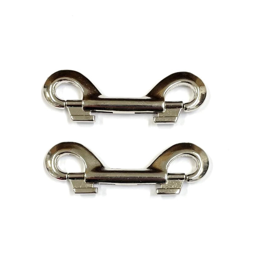 Double Ended Trigger Clips Hooks Solid Brass Brass Plated Nickel Plated