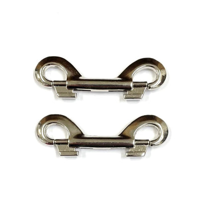 Double Ended Trigger Clips Hooks Solid Brass Brass Plated Nickel Plated