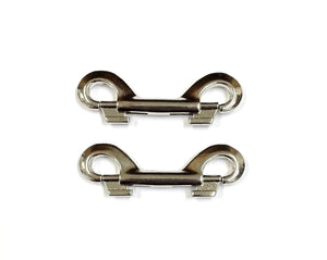Double Ended Trigger Clips Hooks Solid Brass Brass Plated Nickel Plated