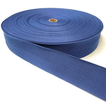 2"/50mm Webbing V-Twill Weave 500kg for Surcingle straps handles crafts and DIY In 18 Colours