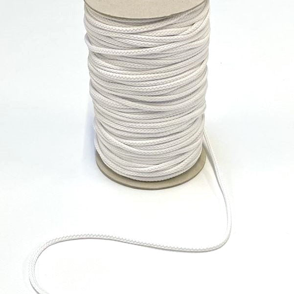 4mm Polyester Cord Soft Drawstring Piping Cord In 22 Colours And Various Lengths