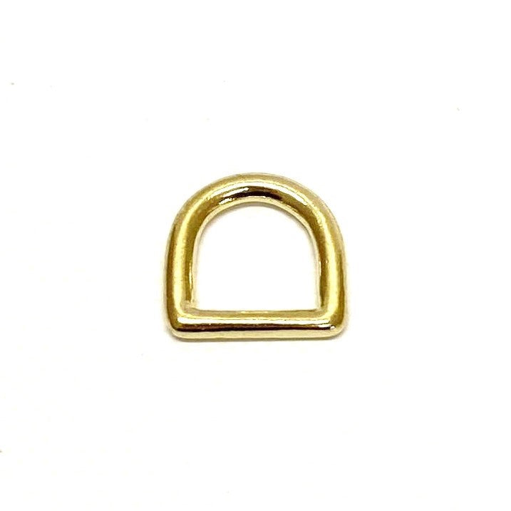 Solid Brass D-Rings 12mm - 38mm Dog Leads Collars Horse Leather Crafts x1 - x50