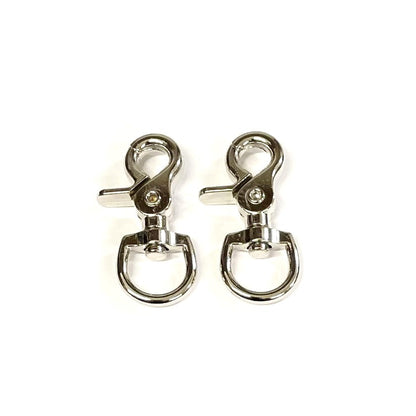 12mm 16mm 20mm Scissor Trigger Clips Hooks Swivel Nickel Plated For Dog Leads Straps