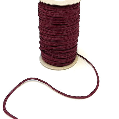 4mm Polyester Cord Soft Drawstring Piping Cord In 22 Colours And Various Lengths