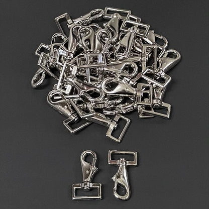 1"/25mm Snap Clip Horse Pony Rug Repairs Leg Clip Nickel Plated For Dog Leads Webbing Straps