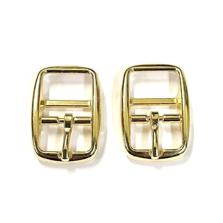 Caveson Buckles Brass Plated Round Ended 10mm 13mm 16mm 20mm 25mm Dog Collars Webbing Straps Belts