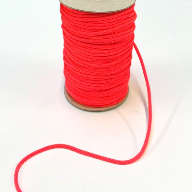 4mm Polyester Cord Soft Drawstring Piping Cord In 22 Colours And Various Lengths