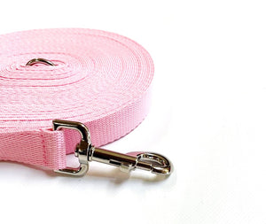 5ft - 30ft Long Dog Training Leads Obedience Recall Walking Leash Puppy In 20mm Webbing 18 Colours
