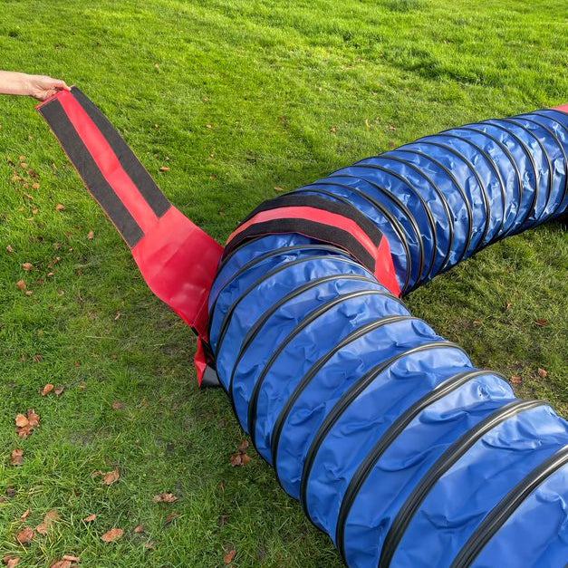 New Dog Agility Tunnel Corner Sandbag Adjustable 60cm - 80cm Diameter Tunnels For Indoor And Outdoor UV PVC In Various Colours