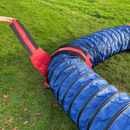New Dog Agility Tunnel Corner Sandbag Adjustable 60cm - 80cm Diameter Tunnels For Indoor And Outdoor UV PVC In Various Colours