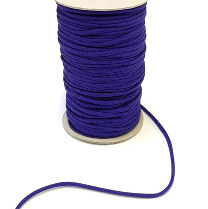 4mm Polyester Cord Soft Drawstring Piping Cord In 22 Colours And Various Lengths