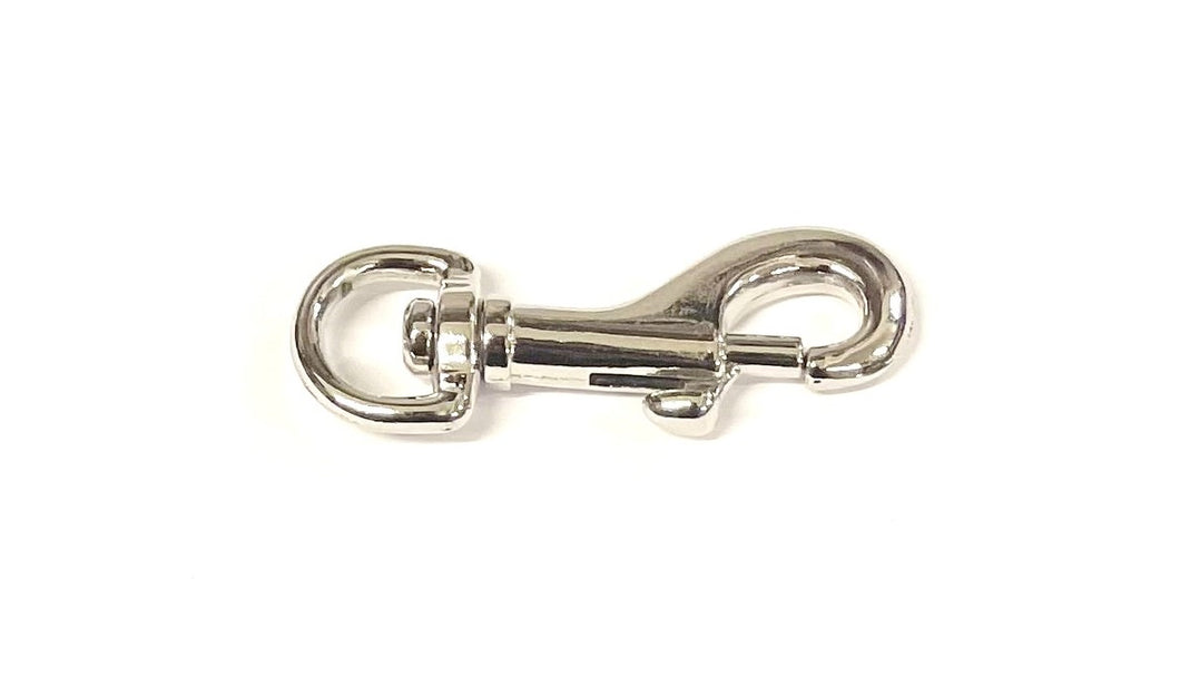 13mm Trigger Clips Hooks Die cast Nickel Plated For Dog Leads Webbing's Bags Straps