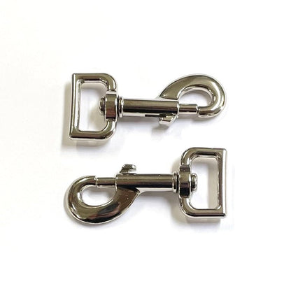 25mm Heavy Duty Trigger Clips Hooks Nickel Plated For Dog Leads Webbing Bags Straps
