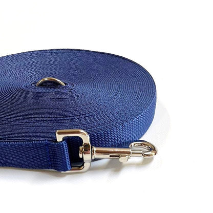 40ft - 100ft Long Dog Training Leads Obedience Recall Walking Leash Puppy In 20mm Webbing 19 Colours