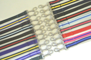 Dog Lead Walking Leash Short Training Lead 45" And 76" Long 20mm 25mm Soft Air Webbing In Various Colours