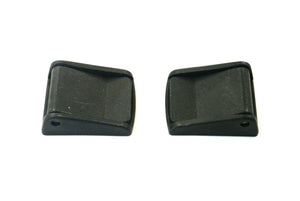 Black Plastic Cam Buckles Lever Flap 25mm Fastening Straps