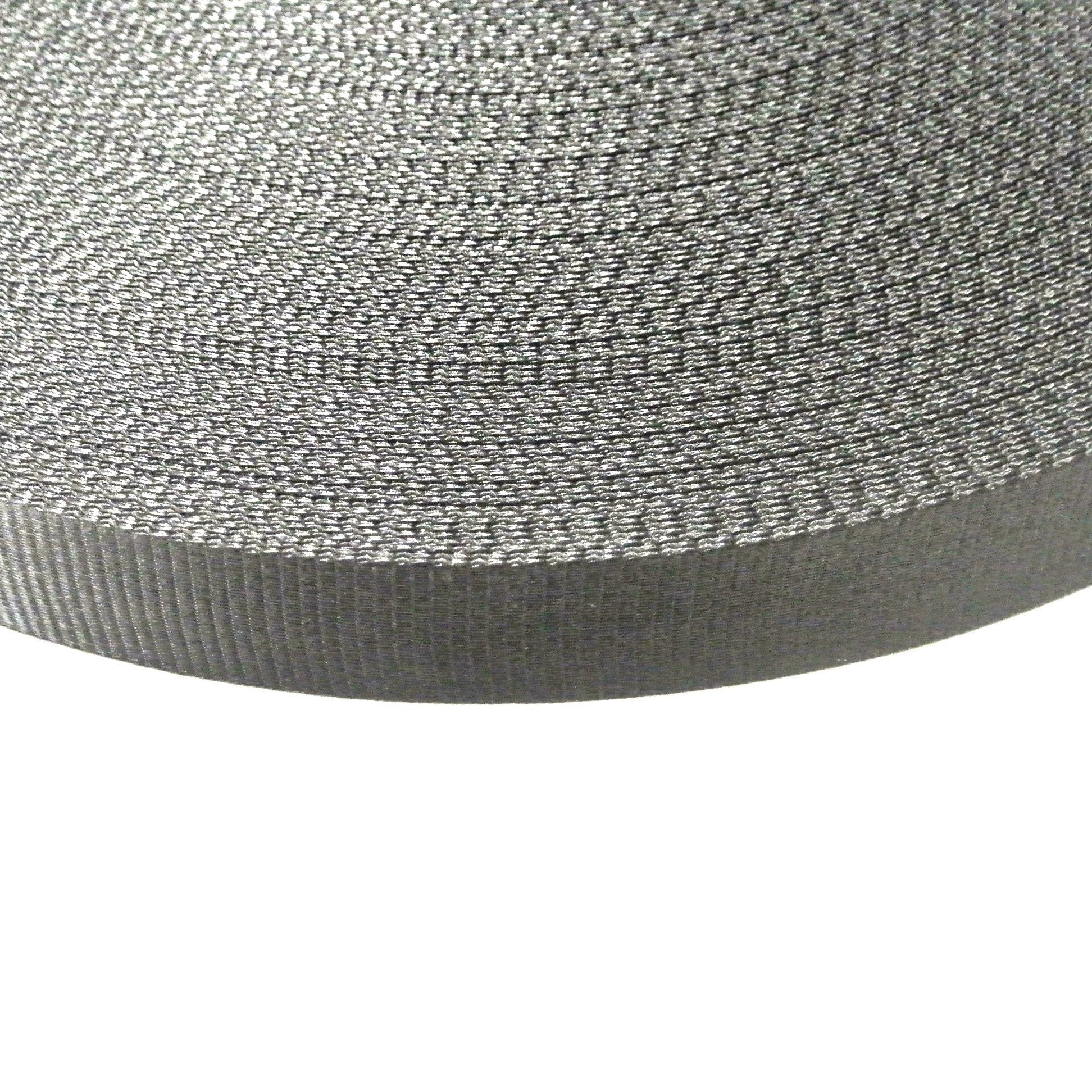 32mm Polyester Saddle Webbing In Black