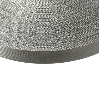 32mm Polyester Saddle Webbing In Black