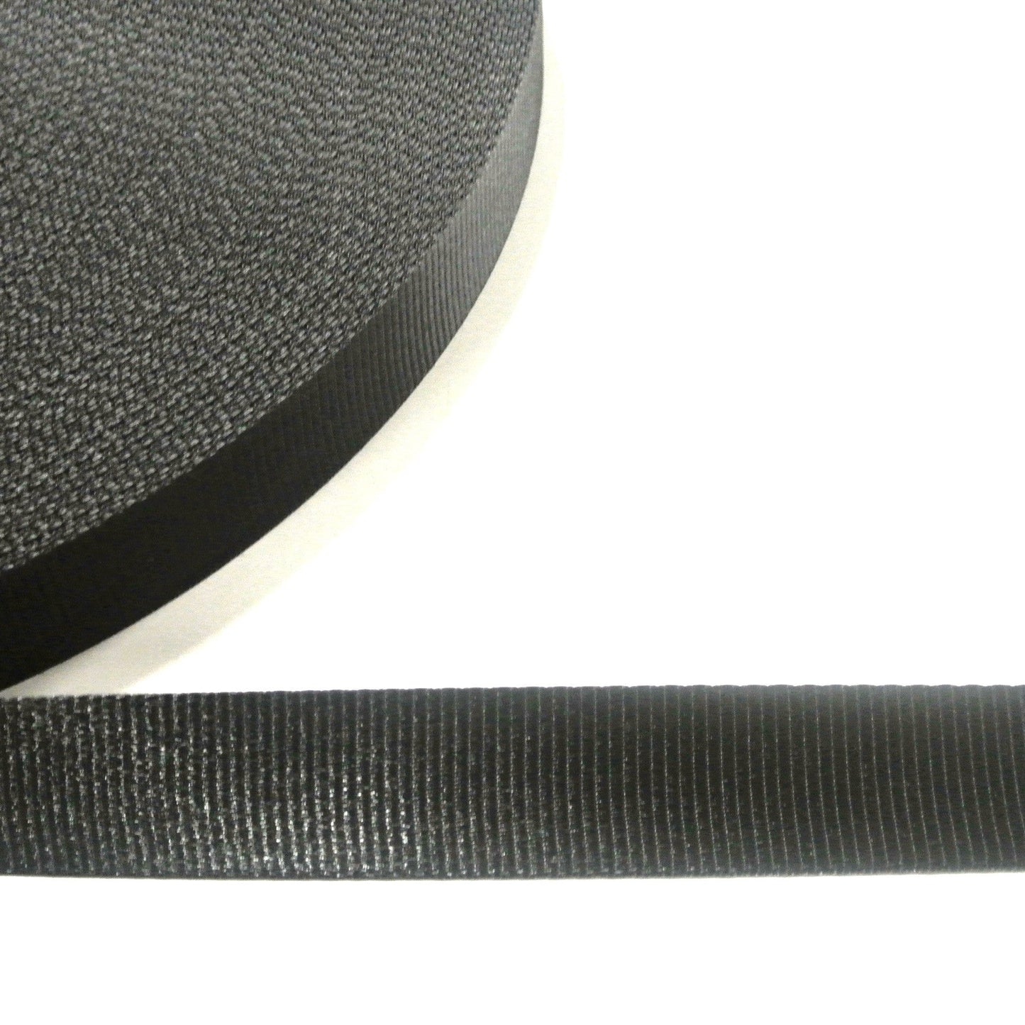 32mm Polyester Saddle Webbing In Black