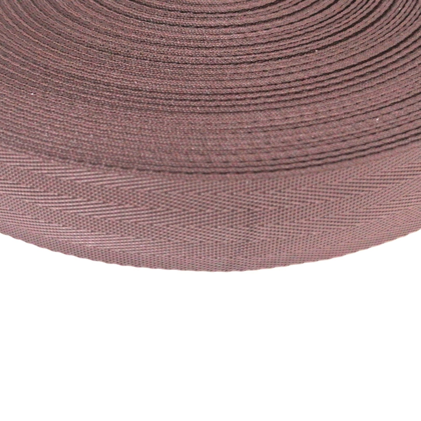 38/40mm Wide Herringbone Webbing In Brown
