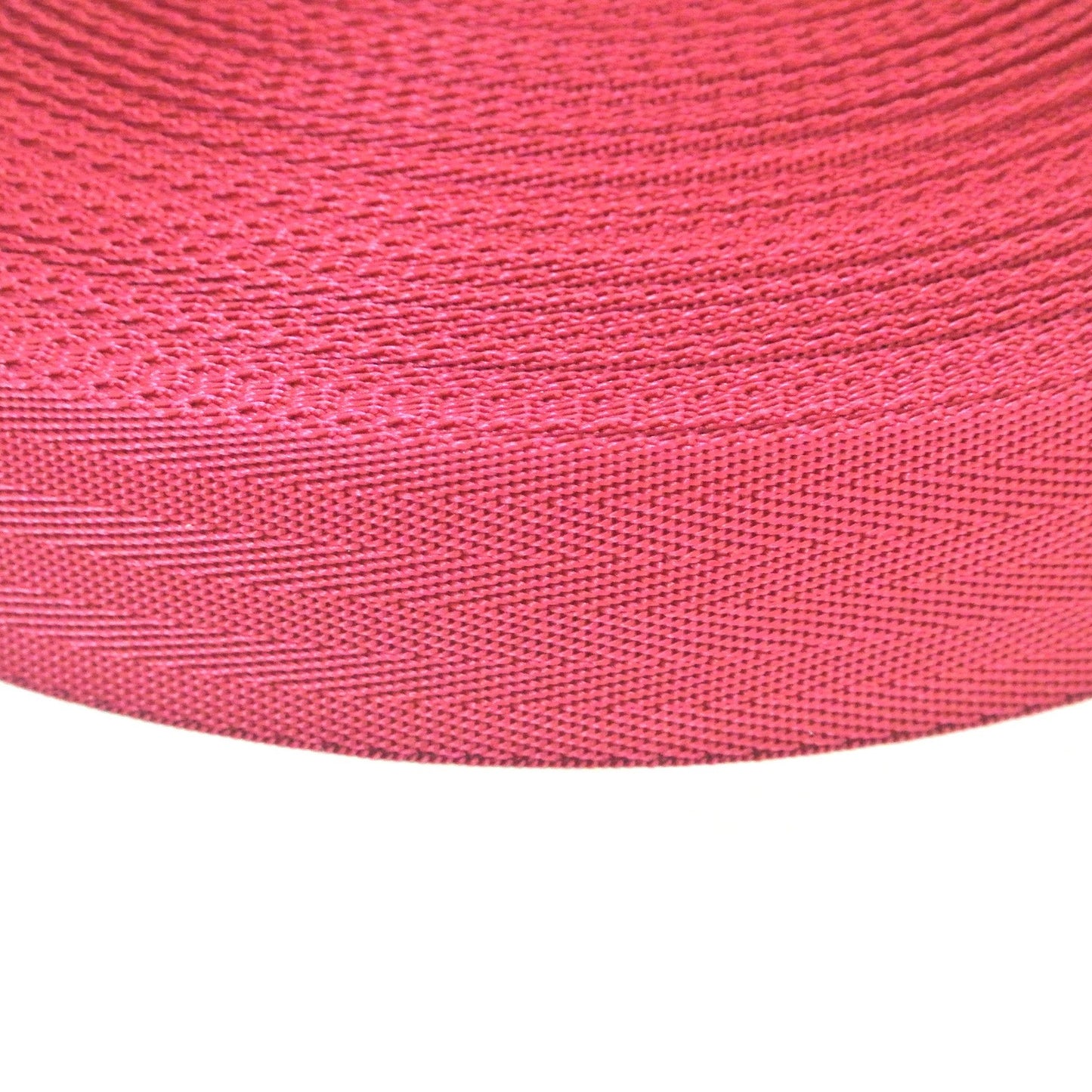 38/40mm Wide Herringbone Webbing In Burgandy