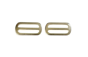 Metal 3 Bar Slides Nickel Plated 13mm 20mm 25mm 32mm 40mm 50mm x 10 x 50 For Bags Straps Webbing