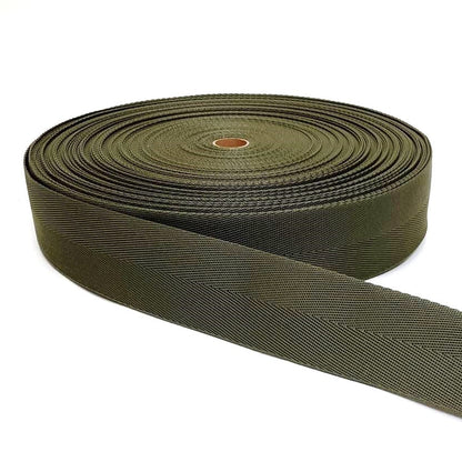 2"/50mm Webbing V-Twill Weave 500kg for Surcingle straps handles crafts and DIY In 18 Colours