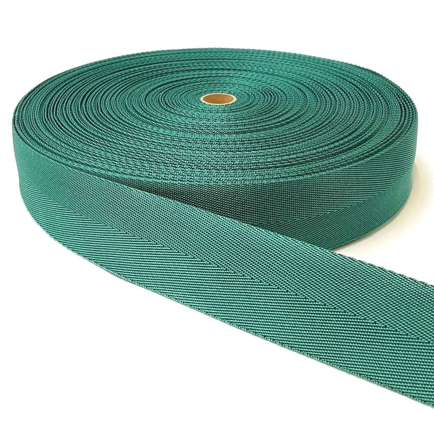 2"/50mm Webbing V-Twill Weave 500kg for Surcingle straps handles crafts and DIY In 18 Colours