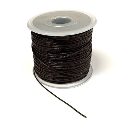 1mm Thonging Waxed Cord For Jewellery Bracelets Necklaces In 3 Colours And Various Lengths