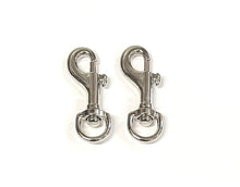 Load image into Gallery viewer, 13mm Trigger Clips Hooks Die cast Nickel Plated For Dog Leads Webbing&#39;s Bags Straps