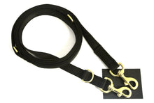 Load image into Gallery viewer, Deluxe Police Style Dog Training Lead Obedience Leash Multi-Functional 25mm Solid Brass