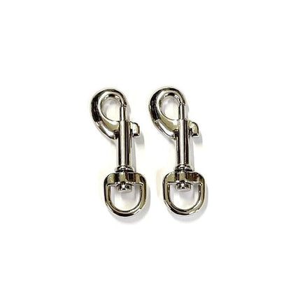 9mm Trigger Clips Hooks Nickel Plated Die Cast Dog Leads Bags Straps