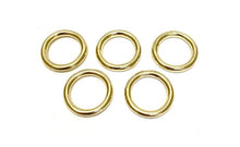 Load image into Gallery viewer, Solid Brass O-Rings 16mm 20mm 25mm 38mm 50mm For Dog Leads Collars Horse Reigns Leather Crafts x2 x5 x10 x25 x50