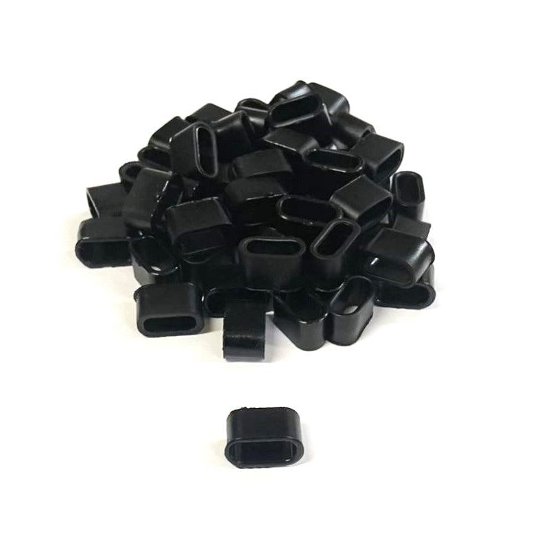 13mm Plastic Strap Keepers Loops Dog Collars Leads Straps Bags Webbing x1 - x100