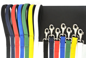 45" Short Dog Lead With Padded Handle In Various Colours