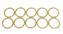 Load image into Gallery viewer, Solid Brass O-Rings 16mm 20mm 25mm 38mm 50mm For Dog Leads Collars Horse Reigns Leather Crafts x2 x5 x10 x25 x50