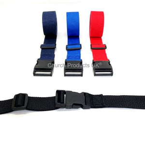 40mm Tie Down Straps Adjustable Side Release Buckle Webbing Luggage Suitcase 5 Colours 1m - 5m