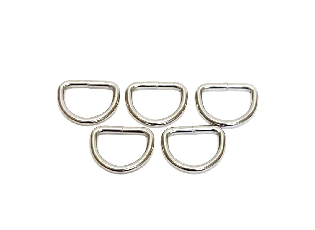 Spillbox Metal D-Rings Silver Color Bag Holder, Crafting Loop Webbing,  Belts, Bags, Handbags, Package, Purse, Saddlery for DIY Crafts - Pack of 10  : Amazon.in: Home & Kitchen